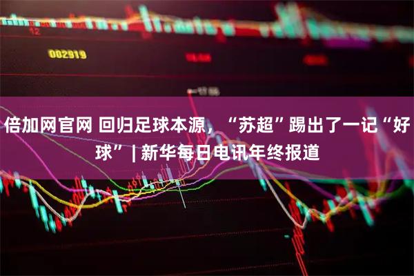 倍加网官网 回归足球本源，“苏超”踢出了一记“好球” | 新华每日电讯年终报道